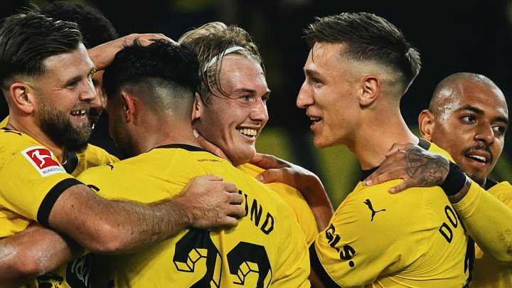 "Боруссия" обыграла "Гамбург" в чемпионате Германии по футболу