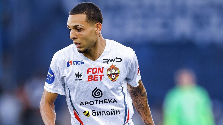 Матеус Алвес начнет матч с "Краснодаром" на скамейке запасных